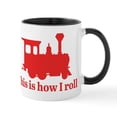 thumbnail image 1 of CafePress - This Is How I Roll - 11 oz Ceramic Mug - Novelty Coffee Tea Cup, 1 of 4