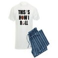 thumbnail image 1 of CafePress - This Is How I Roll Baseball - Men's Light Pajamas, 1 of 1