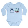 thumbnail image 1 of CafePress - This Is How I Roll Body Suit - Long Sleeve Cotton Baby Bodysuit, 1 of 4