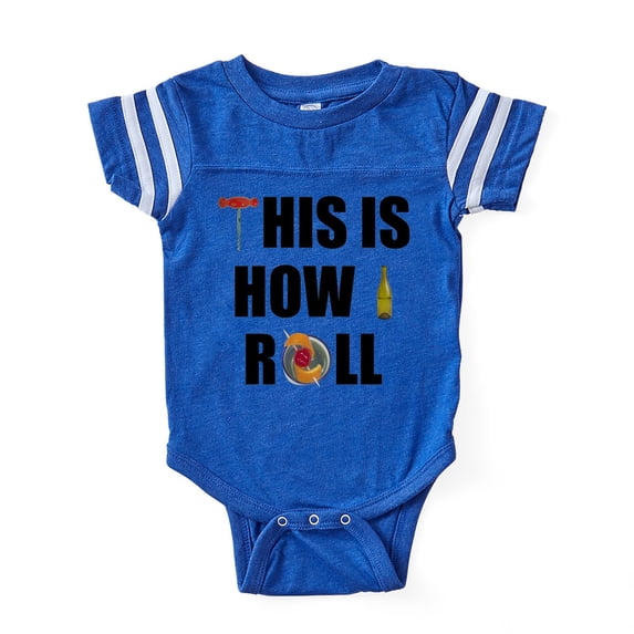 CafePress - This Is How I Roll - Cute Infant Baby Football Bodysuit