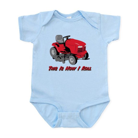 CafePress - This Is How I Roll Mower Infant Bodysuit - Baby Light Bodysuit