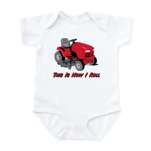 CafePress - This Is How I Roll Mower Infant Bodysuit - Baby Light Bodysuit