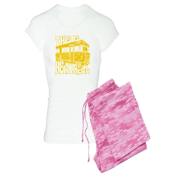 CafePress - This Is How I Roll - Women's Light Pajamas