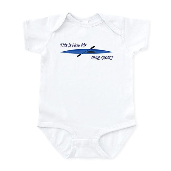 CafePress - This Is How My Daddy Rolls Infant Bodysuit - Baby Light Bodysuit, Size Newborn - 24 Months