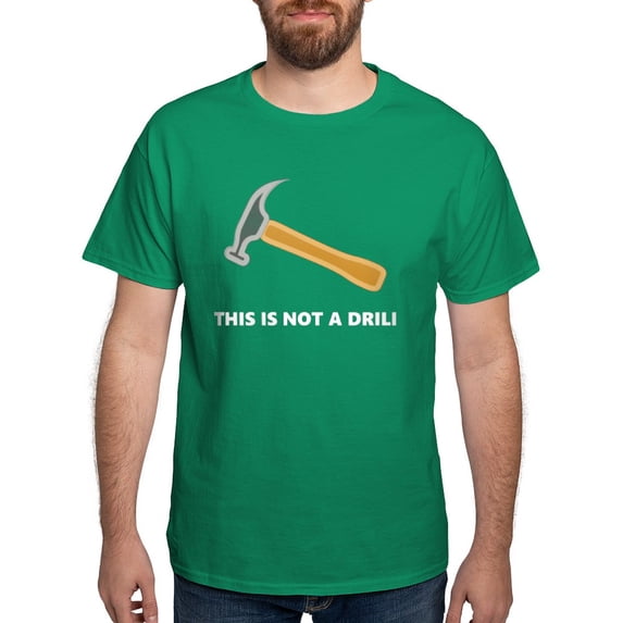 CafePress - This Is Not A Drill T Shirt - Men's Classic Graphic Cotton T-Shirt