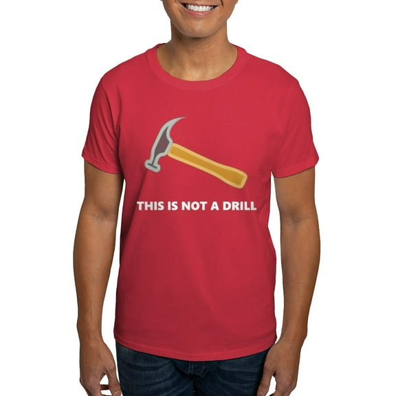 CafePress - This Is Not A Drill T Shirt - Men's Classic Graphic Cotton T-Shirt