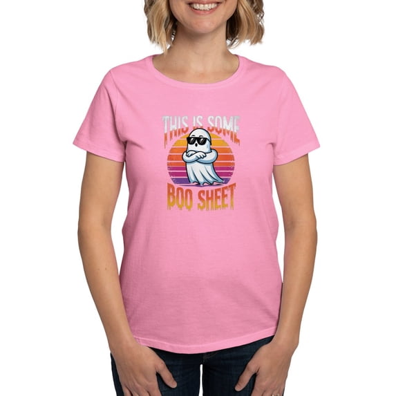 CafePress - This Is Some Boo Sheet Women's Value T Shirt - Women's Traditional Fit Dark T-Shirt