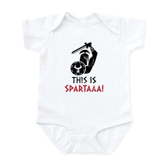 CafePress - This Is Sparta! Infant Bodysuit - Baby Light Bodysuit, Size Newborn - 24 Months