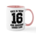 thumbnail image 1 of CafePress - This Is What 16 And Awesome Look - 11 oz Ceramic Mug - Novelty Coffee Tea Cup, 1 of 4