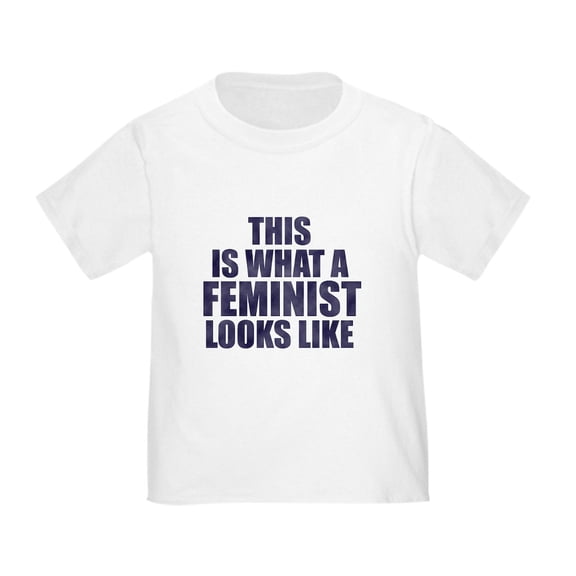 CafePress - This Is What A Feminist Looks Like Toddler T Shirt - Cute Toddler T-Shirt, 100% Cotton