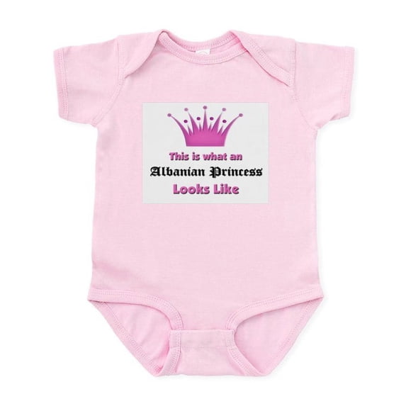 CafePress - This Is What An Albanian Princess Looks Like Infan - Baby Light Bodysuit, Size Newborn - 24 Months
