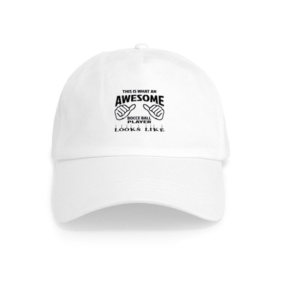 CafePress - This Is What An Awesome Bocce Ball Player Cap - Adjustable 100% Brushed Unisex Casual Cotton Baseball Cap, Beige, 1