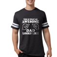 thumbnail image 1 of CafePress - This Is What An Awesome Dad Looks Like T Shirts T - Mens Football Shirt, 1 of 4