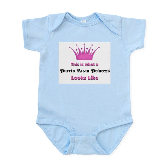 CafePress - This Is What An Puerto Rican Princess Looks Like I - Baby Light Bodysuit, Size Newborn - 24 Months