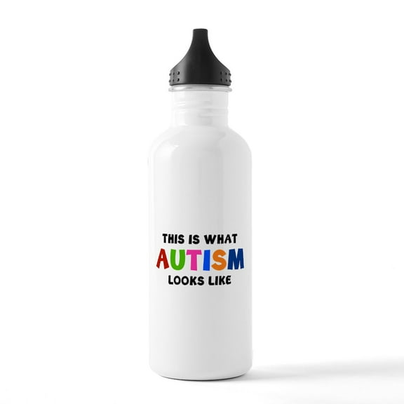 CafePress - This Is What Autism Looks Like Stainless Water Bot - Stainless Steel Water Bottle, Sports Bottle, 1.0L