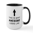 thumbnail image 1 of CafePress - This Is What Awesome Look - 15 oz Ceramic Large White Novelty Mug, 1 of 4