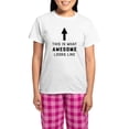 thumbnail image 1 of CafePress - This Is What Awesome Looks Women's Light Pajamas - Women's Short Sleeve Print T-Shirt and Pants Light Cotton Pajama Set, 1 of 7