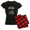 thumbnail image 1 of CafePress - This Isn't Dog Hair It's German Shepherd G Pajamas - Women's Short Sleeve Print T-Shirt and Pants Dark Cotton Pajama Set, 1 of 7