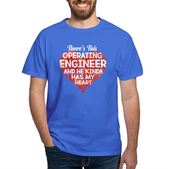 CafePress - This Operating Engineer Has My Heart T Shi T Shirt - Men's Classic Cotton T-Shirts