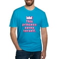 thumbnail image 1 of CafePress - This Princess Saves He Men's Fitted T Shirt (Dark) - Men's Fitted T-Shirt, 1 of 4