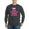thumbnail image 1 of CafePress - This Princess Saves Herse Long Sleeve Dark T Shirt - Long Sleeve Dark T-Shirt, 1 of 4