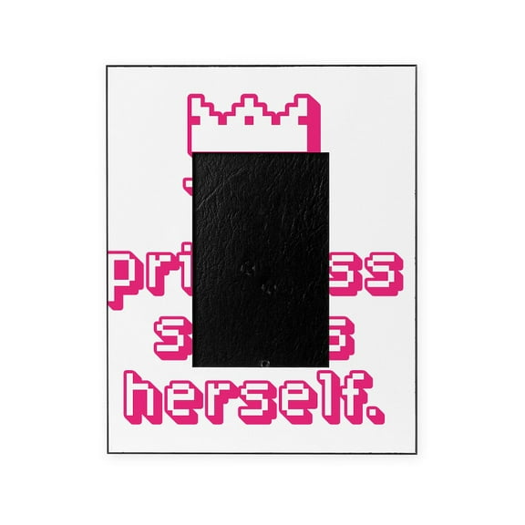 CafePress - This Princess Saves Herself - Decorative 8x10 Picture Frame