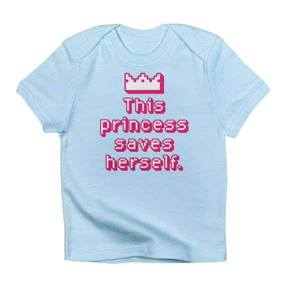 CafePress - This Princess Saves Herself Infant T Shirt - Infant T-Shirt