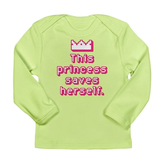 CafePress - This Princess Saves Herself Long Sleeve T Shirt - Long Sleeve Infant T-Shirt