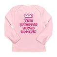 thumbnail image 1 of CafePress - This Princess Saves Herself Long Sleeve T Shirt - Long Sleeve Infant T-Shirt, 1 of 2