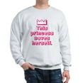 thumbnail image 1 of CafePress - This Princess Saves Herself Sweatshirt - Crew Neck Sweatshirt, 1 of 4
