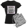 thumbnail image 1 of CafePress - Thistle Legend Women's Dark Pajamas - Women's Short Sleeve Print T-Shirt and Pants Dark Cotton Pajama Set, 1 of 7