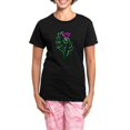 thumbnail image 1 of CafePress - Thistle Pajamas - Women's Short Sleeve Print T-Shirt and Pants Dark Cotton Pajama Set, 1 of 7