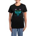thumbnail image 1 of CafePress - Thistles Scotland Women's Dark Pajamas - Women's Short Sleeve Print T-Shirt and Pants Dark Cotton Pajama Set, 1 of 7