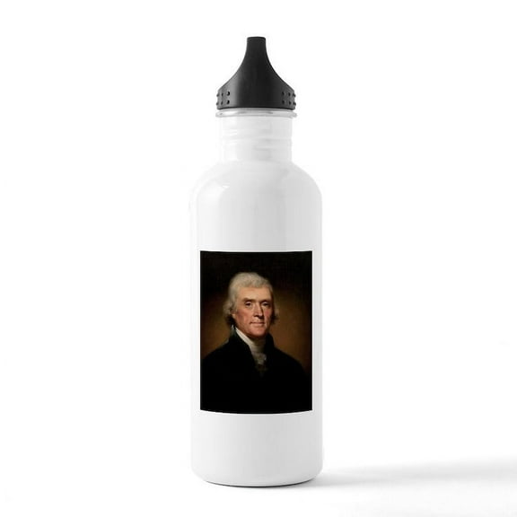 CafePress - Thomas Jefferson Water Bottle - Stainless Steel Water Bottle, Sports Bottle, 1.0L