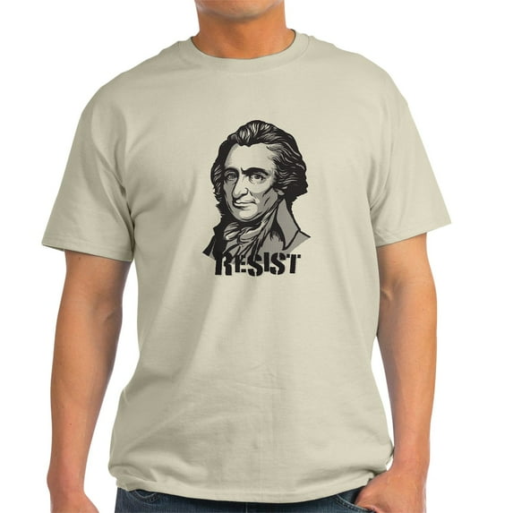 CafePress - Thomas Paine: Resist Light T Shirt - Light T-Shirt - CP