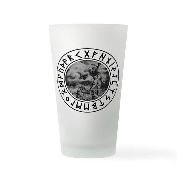 CafePress - Thor Rune Shield - Pint Glass, Drinking Glass, 16 oz. CafePress