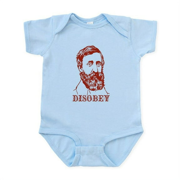 CafePress - Thoreau Disobey Infant Bodysuit - Baby Light Bodysuit, Size Newborn - 24 Months