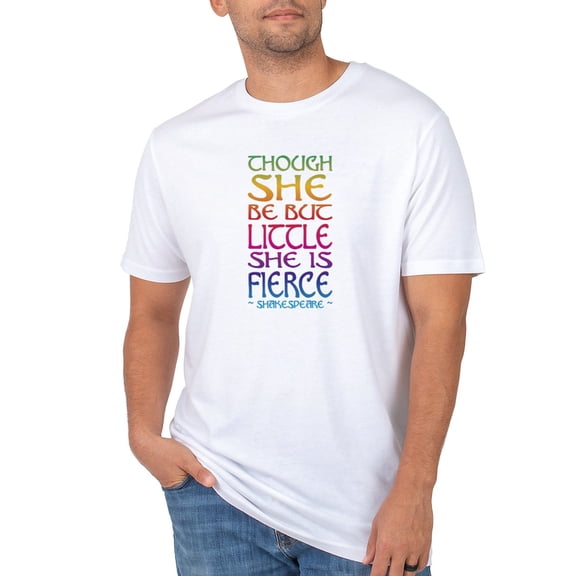 CafePress - Though She Be But Little S Men's Eco Sport T Shirt - Men's Light Eco Sport T-Shirt