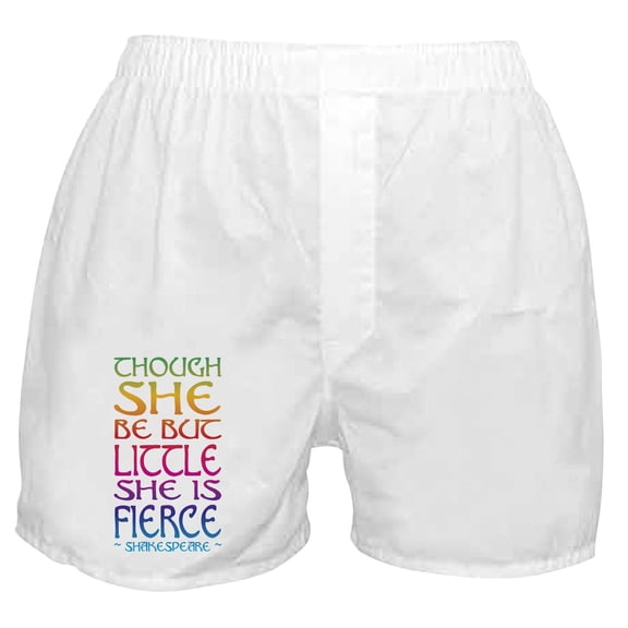 CafePress - Thought She Be But Little She Be Fier Boxer Shorts - Men's Novelty Boxer Shorts