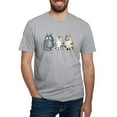 thumbnail image 1 of CafePress - Three 3 Cats Fitted T Shirt - Fitted T-Shirt, Vintage Fit Soft Cotton Tee, 1 of 4