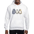 thumbnail image 1 of CafePress - Three 3 Cats Hooded Sweatshirt - Pullover Hoodie, Hooded Sweatshirt, 1 of 4