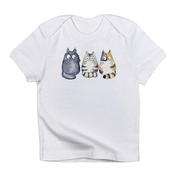 CafePress - Three 3 Cats Infant T Shirt - Infant T-Shirt
