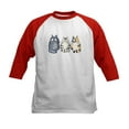 thumbnail image 1 of CafePress - Three 3 Cats Kids Baseball Jersey - Kids Cotton Baseball Jersey, 3/4 Sleeve Shirt, 1 of 4