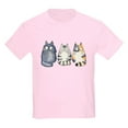 thumbnail image 1 of CafePress - Three 3 Cats Kids Dark T Shirt - Light T-Shirt Kids XS-XL, 1 of 4