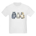 thumbnail image 1 of CafePress - Three 3 Cats Kids Dark T Shirt - Light T-Shirt Kids XS-XL, 1 of 4