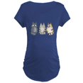 thumbnail image 1 of CafePress - Three 3 Cats Maternity Dark T Shirt - Maternity Dark T-Shirt, 1 of 3