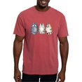thumbnail image 1 of CafePress - Three 3 Cats T Shirt - Mens Comfort Colors Shirt, 1 of 5