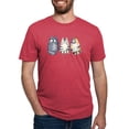thumbnail image 1 of CafePress - Three 3 Cats T Shirt - Mens Tri-blend T-Shirt, 1 of 4