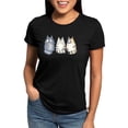 thumbnail image 1 of CafePress - Three 3 Cats T Shirt - Womens Tri-blend T-Shirt, 1 of 4