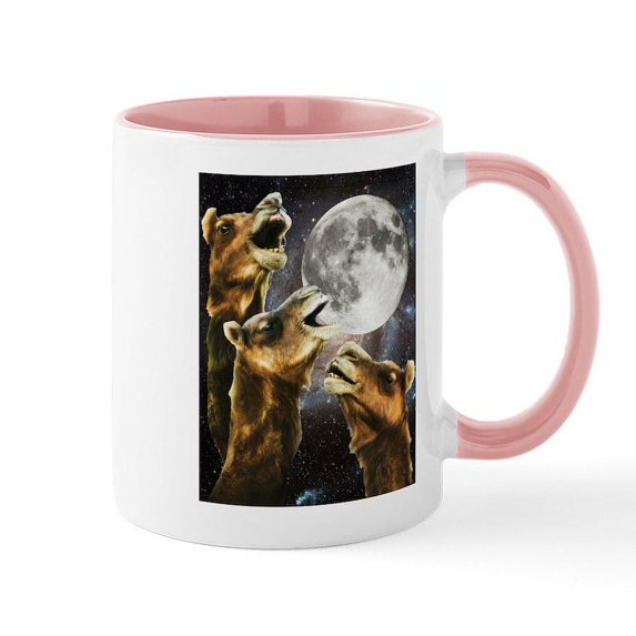 CafePress - Three Camel Moon Mug - 11 oz Ceramic Mug - Novelty Coffee Tea Cup